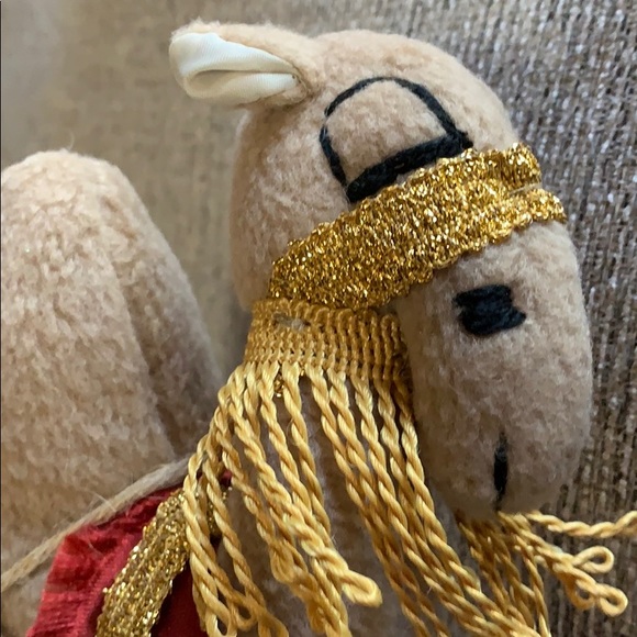 Vintage camel Nativity scene Christmas vintage fabric doll decoration used - Picture 3 of 8
